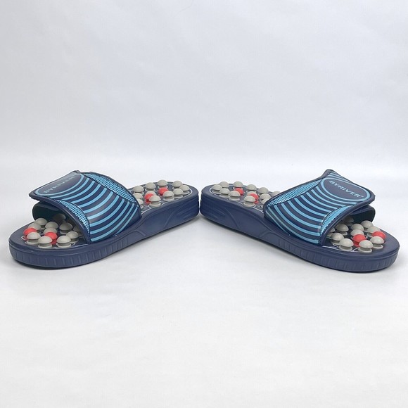 BYRIVER Acupressure Foot Massage Reflexology Slip-On Sandals Sz Small W9-11/M7-9 - Picture 6 of 15